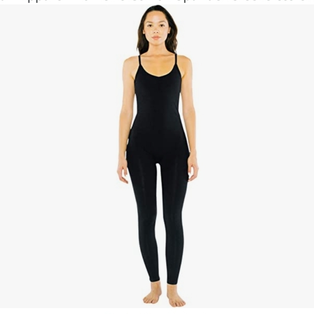 American Apparel Black Jumpsuit